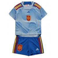 Spanien Udebanesæt Børn VM 2022 Kortærmet (+ Korte bukser)